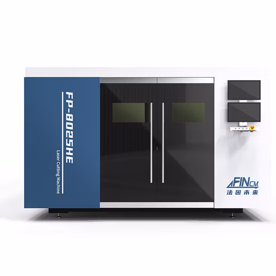 Machine de découpe laser à fibre pour acier inoxydable 1500W 2000W 3000W 6000W Découpe laser avec équipement laser Ipg/Max/Rycus